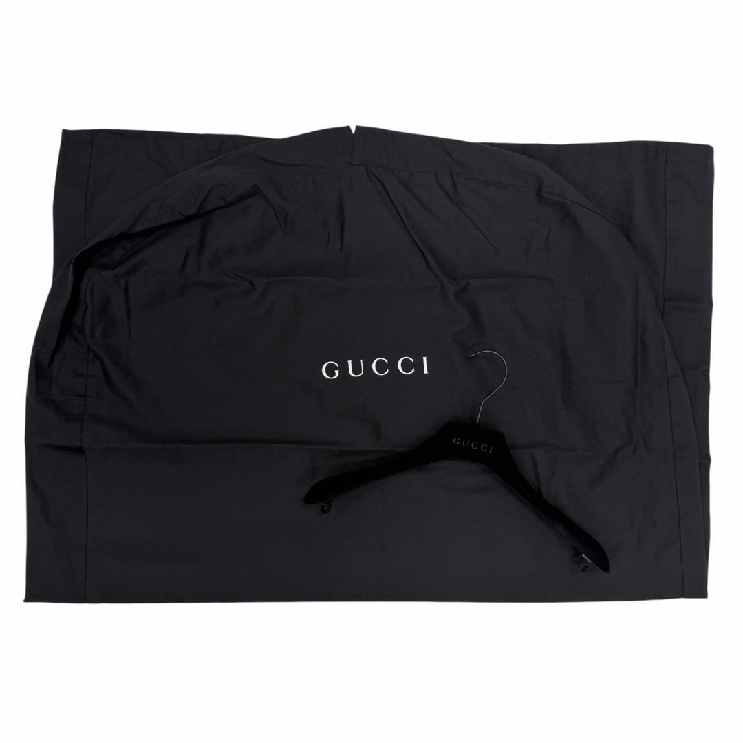 Great GUCCI coat Tom Ford era, leather detail, zip-up long jacket Dark gray 42