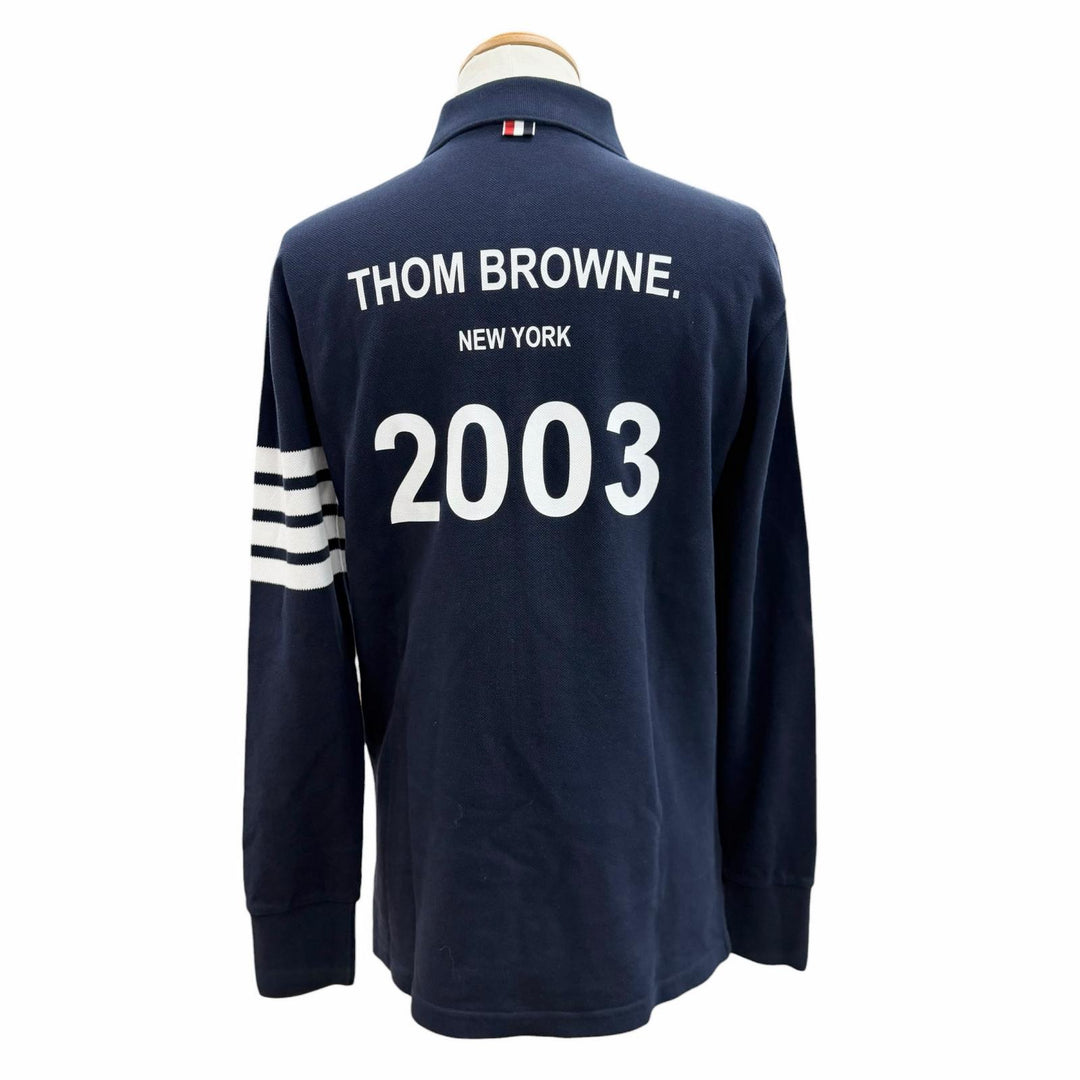 Great THOM BROWNE polo shirt Classic Pique 2003 4-Bar Polo 0 MJP137B-07976-415
