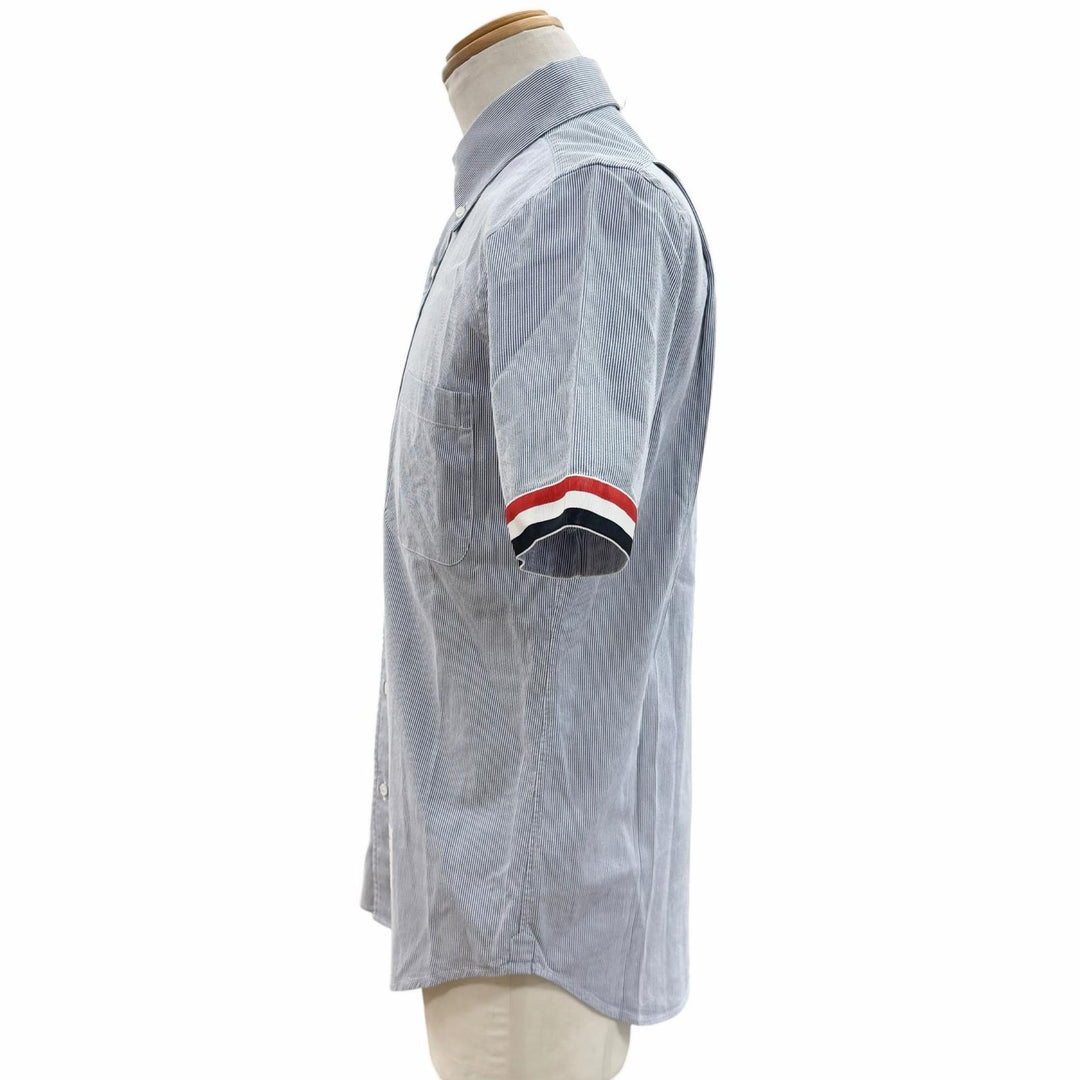 Excellent THOM BROWNE Short sleeve shirt SHORT-SLEEVED SHIRTS MWS252A-06272-415