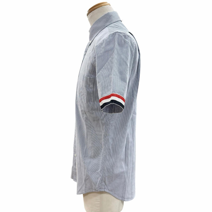 Excellent THOM BROWNE Short sleeve shirt SHORT-SLEEVED SHIRTS MWS252A-06272-415