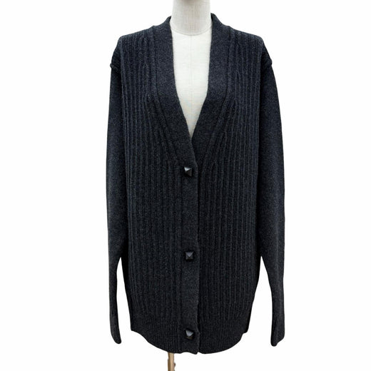 Excellent HERMES cardigan Cardigan epais manches longues gray 36 H5H2723DA