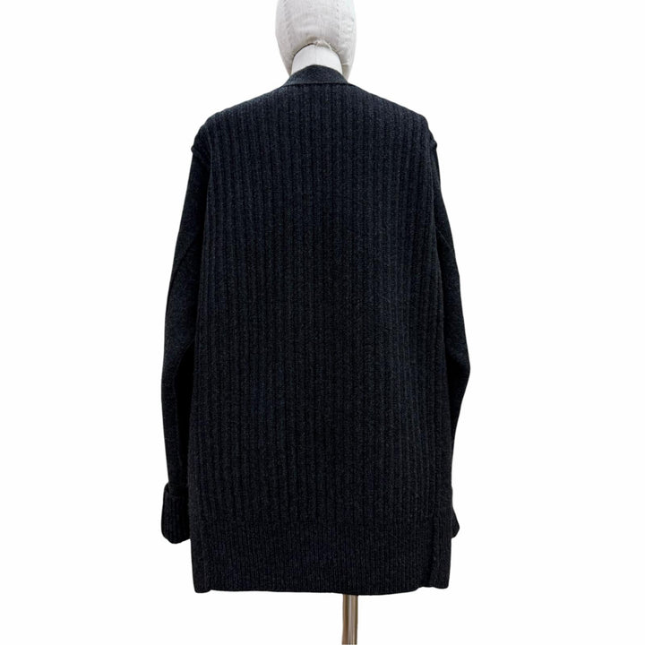 Excellent HERMES cardigan Cardigan epais manches longues gray 36 H5H2723DA