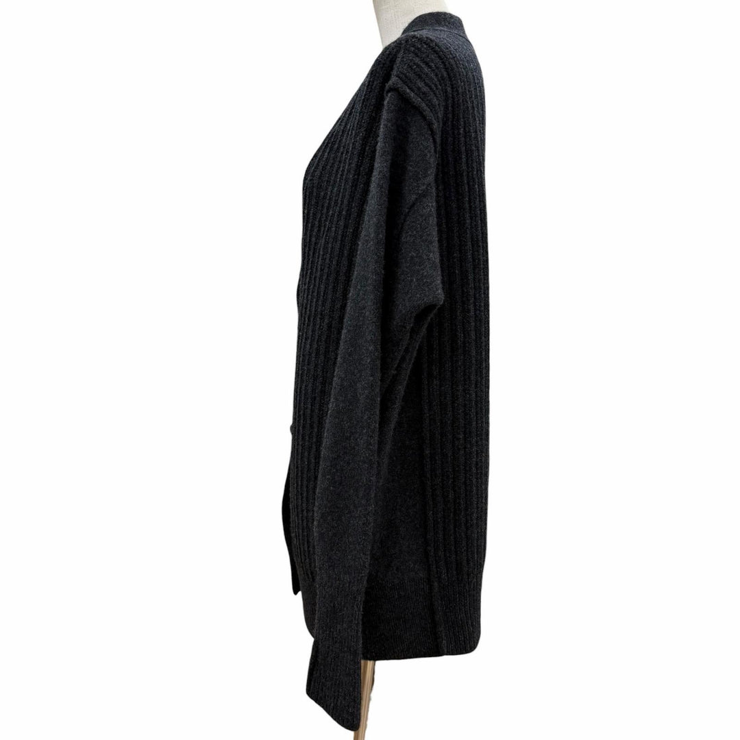 Excellent HERMES cardigan Cardigan epais manches longues gray 36 H5H2723DA