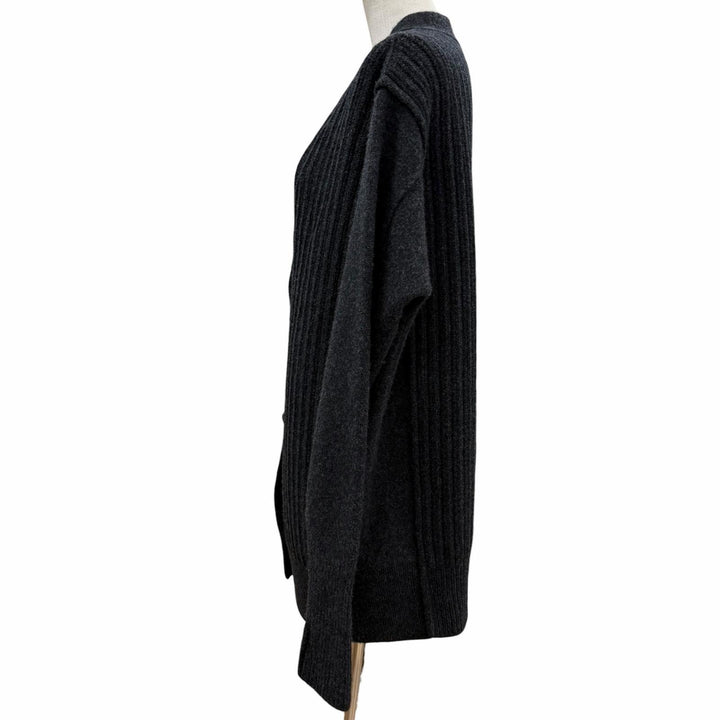 Excellent HERMES cardigan Cardigan epais manches longues gray 36 H5H2723DA