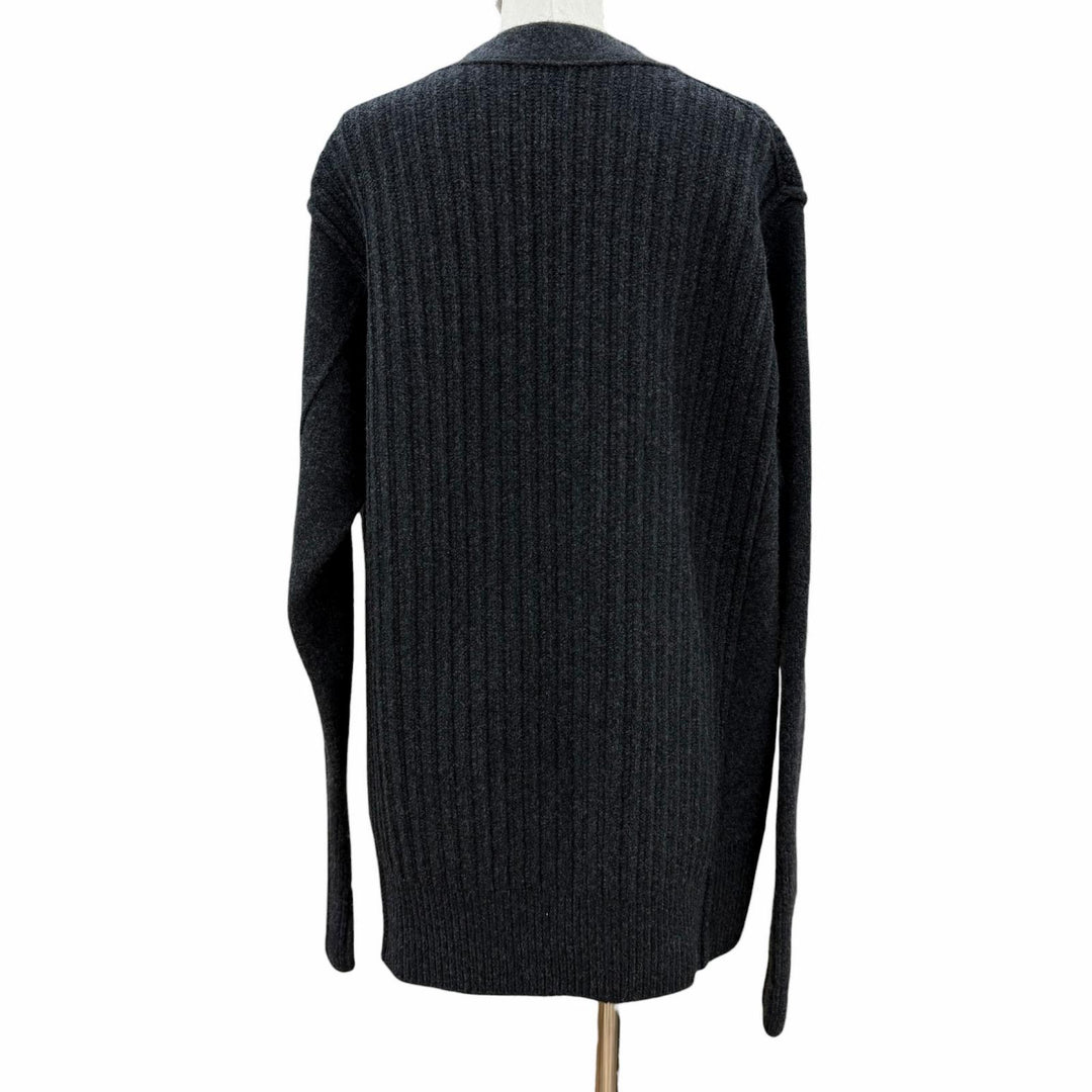 Excellent HERMES cardigan Cardigan epais manches longues gray 36 H5H2723DA