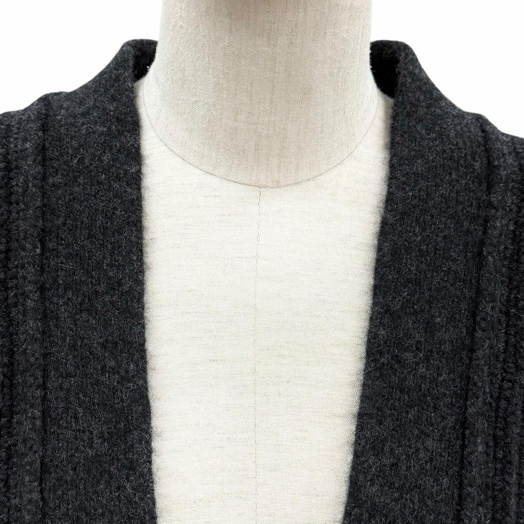Excellent HERMES cardigan Cardigan epais manches longues gray 36 H5H2723DA