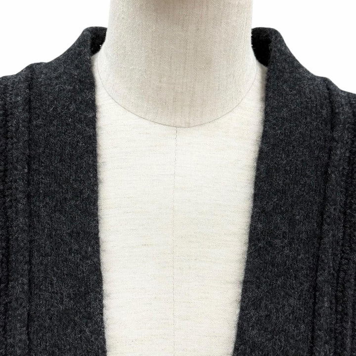 Excellent HERMES cardigan Cardigan epais manches longues gray 36 H5H2723DA