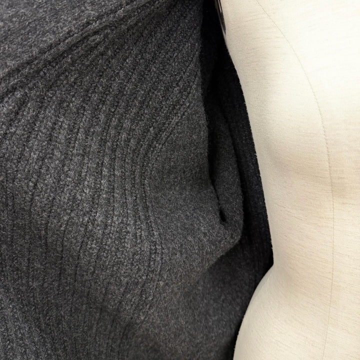 Excellent HERMES cardigan Cardigan epais manches longues gray 36 H5H2723DA