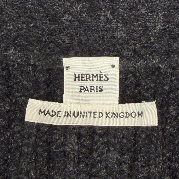 Excellent HERMES cardigan Cardigan epais manches longues gray 36 H5H2723DA