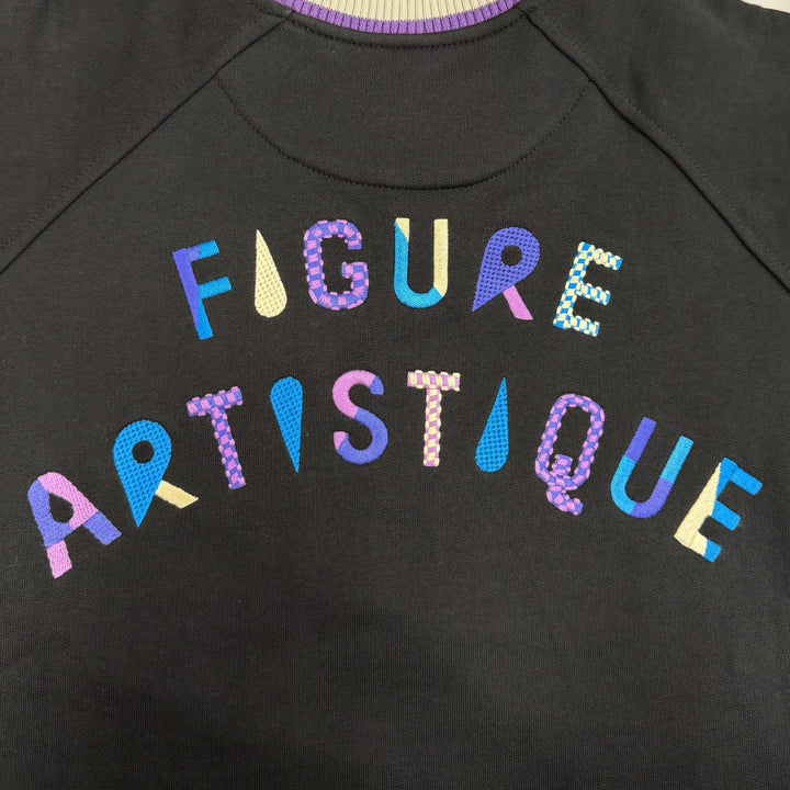 Pristine HERMES sweat FIGURE ARTISTIQUE black cotton Women 34 3H4606DD