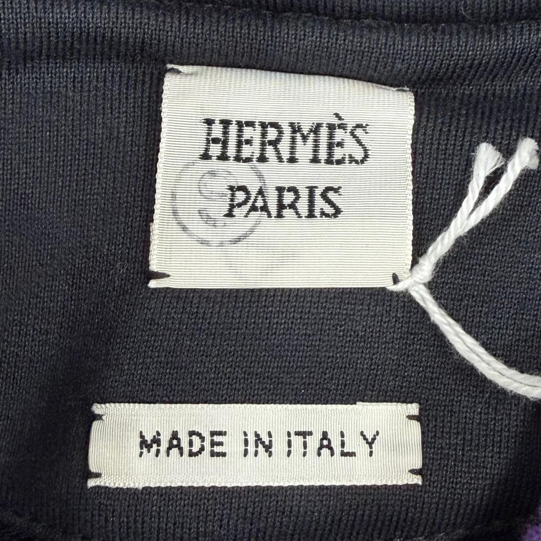 Pristine HERMES sweat FIGURE ARTISTIQUE black cotton Women 34 3H4606DD