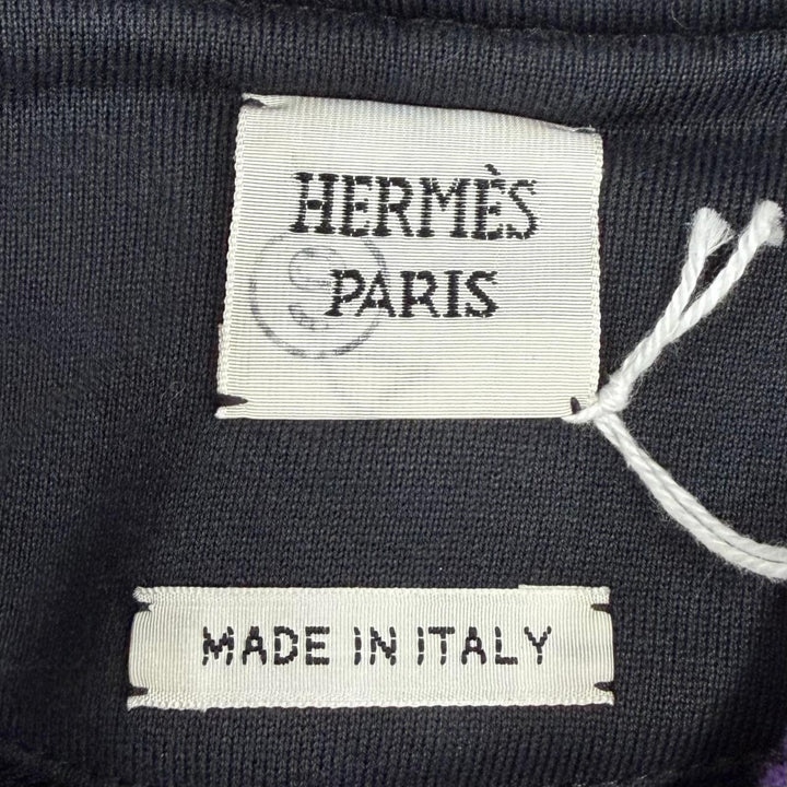 Pristine HERMES sweat FIGURE ARTISTIQUE black cotton Women 34 3H4606DD