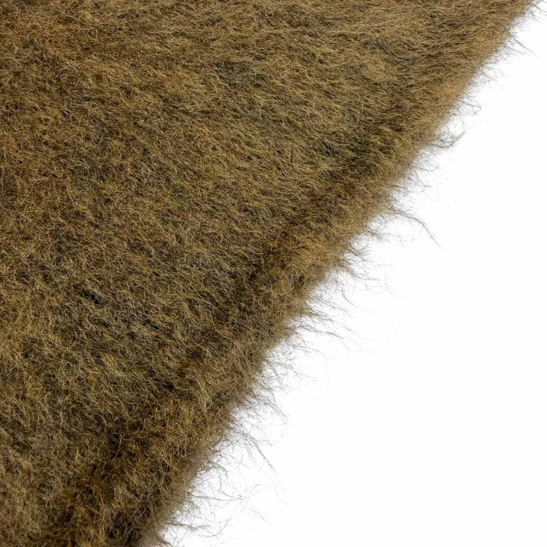 Pristine HERMES knit Jaggy Brown Virgin wool Women 40 2H2633DG