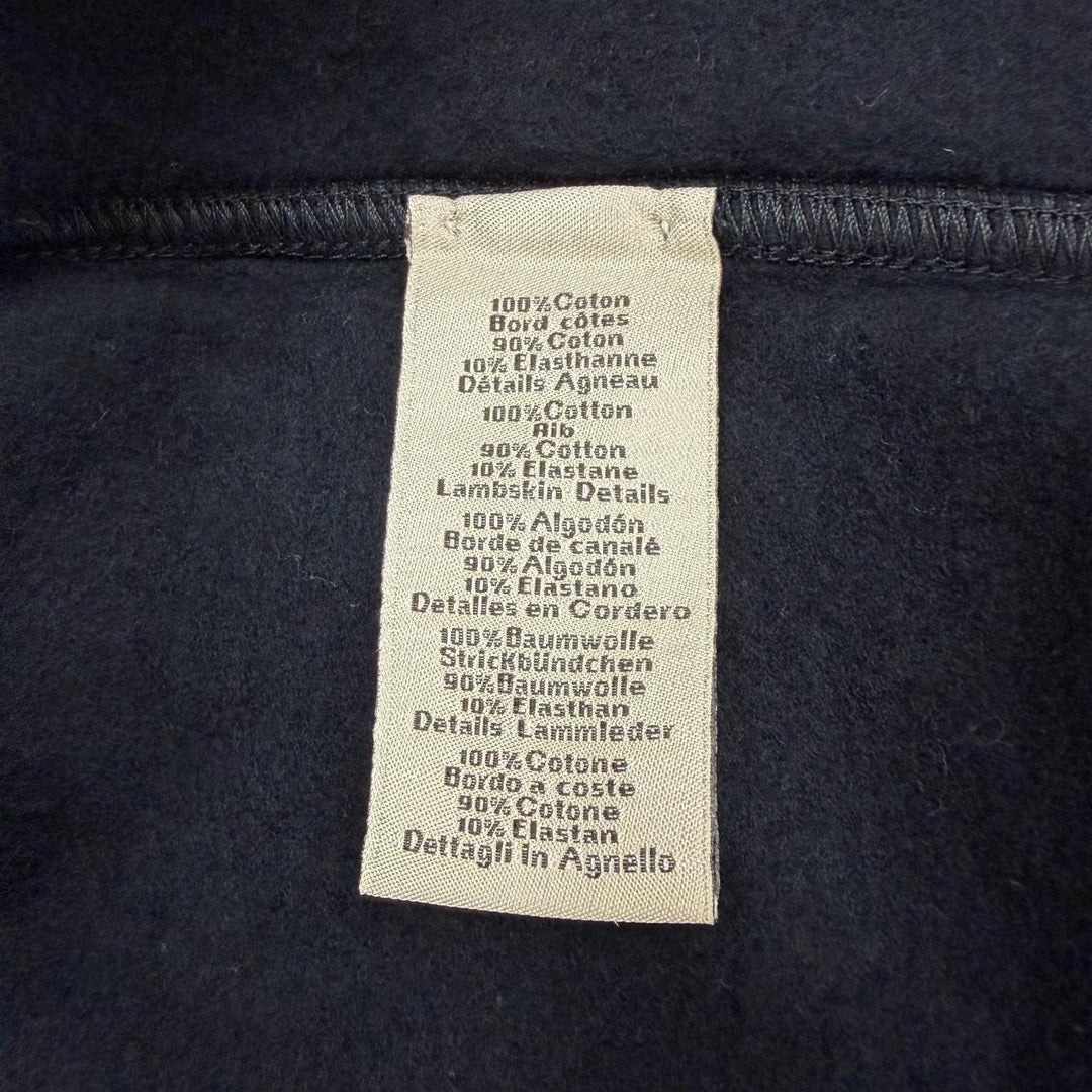 Pristine HERMES sweat ETRIERS DECALES Dark navy cotton mens S