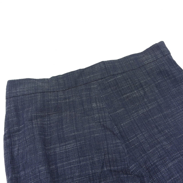 Excellent Christian Dior Pants Sailor Front Wide Pants Navy Women 42 121P50S3360