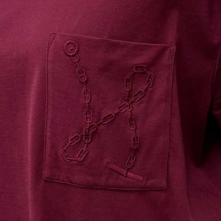 Excellent HERMES one piece Bordeaux cotton Women 38