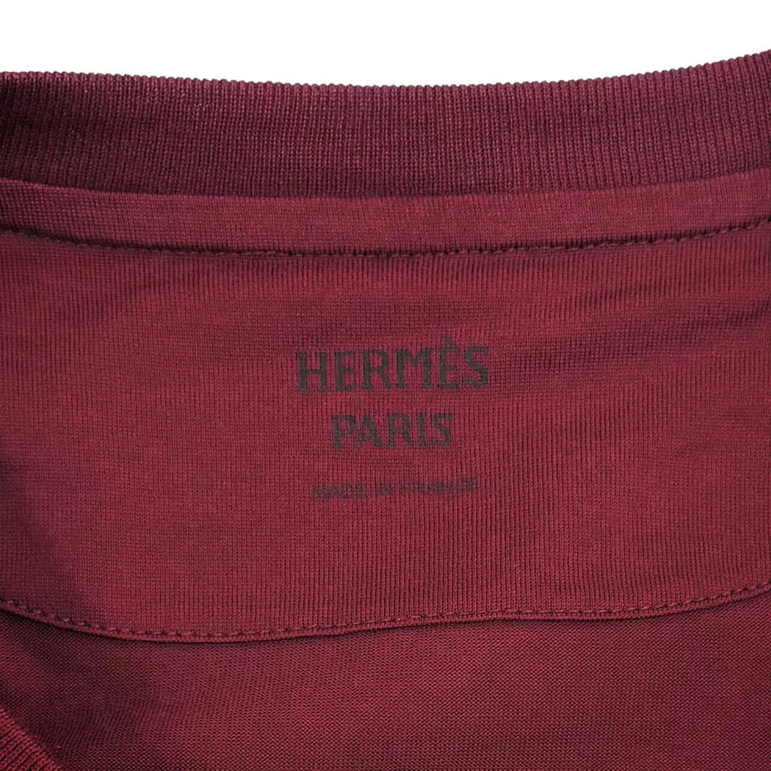 Excellent HERMES one piece Bordeaux cotton Women 38