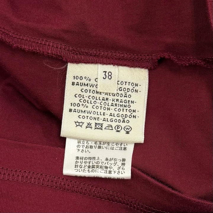 Excellent HERMES one piece Bordeaux cotton Women 38