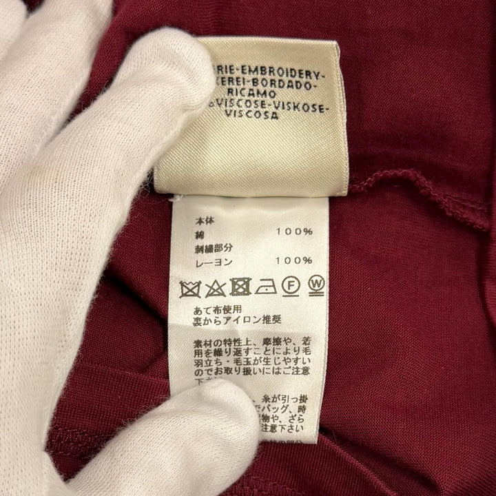 Excellent HERMES one piece Bordeaux cotton Women 38