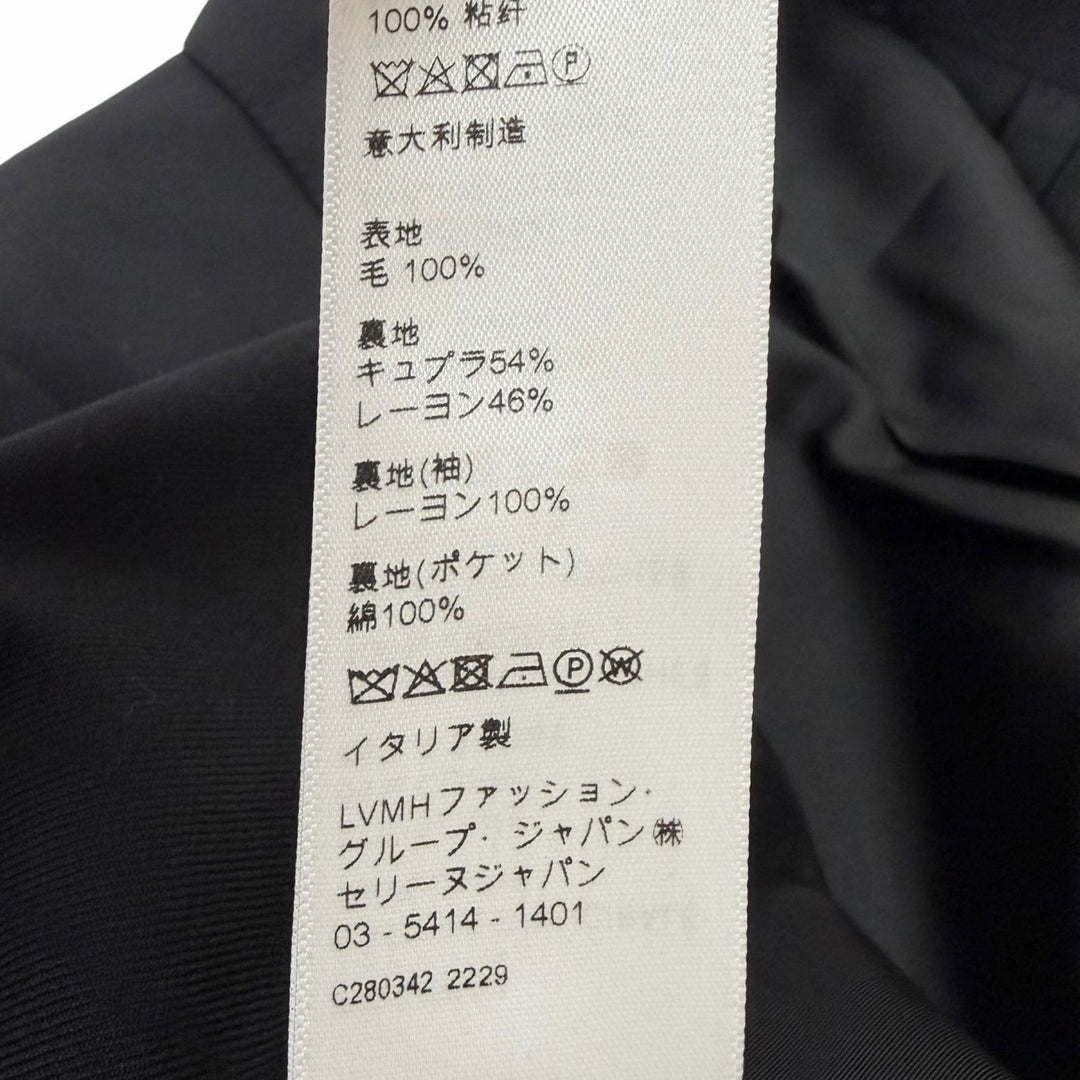 Pristine CELINE tailored jacket Hedi Slimane era single-breasted tuxedo