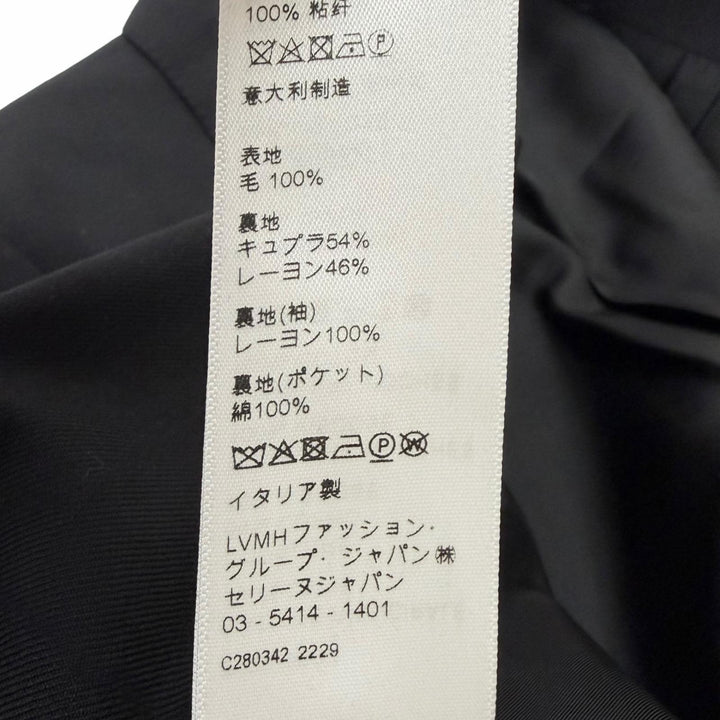 Pristine CELINE tailored jacket Hedi Slimane era single-breasted tuxedo