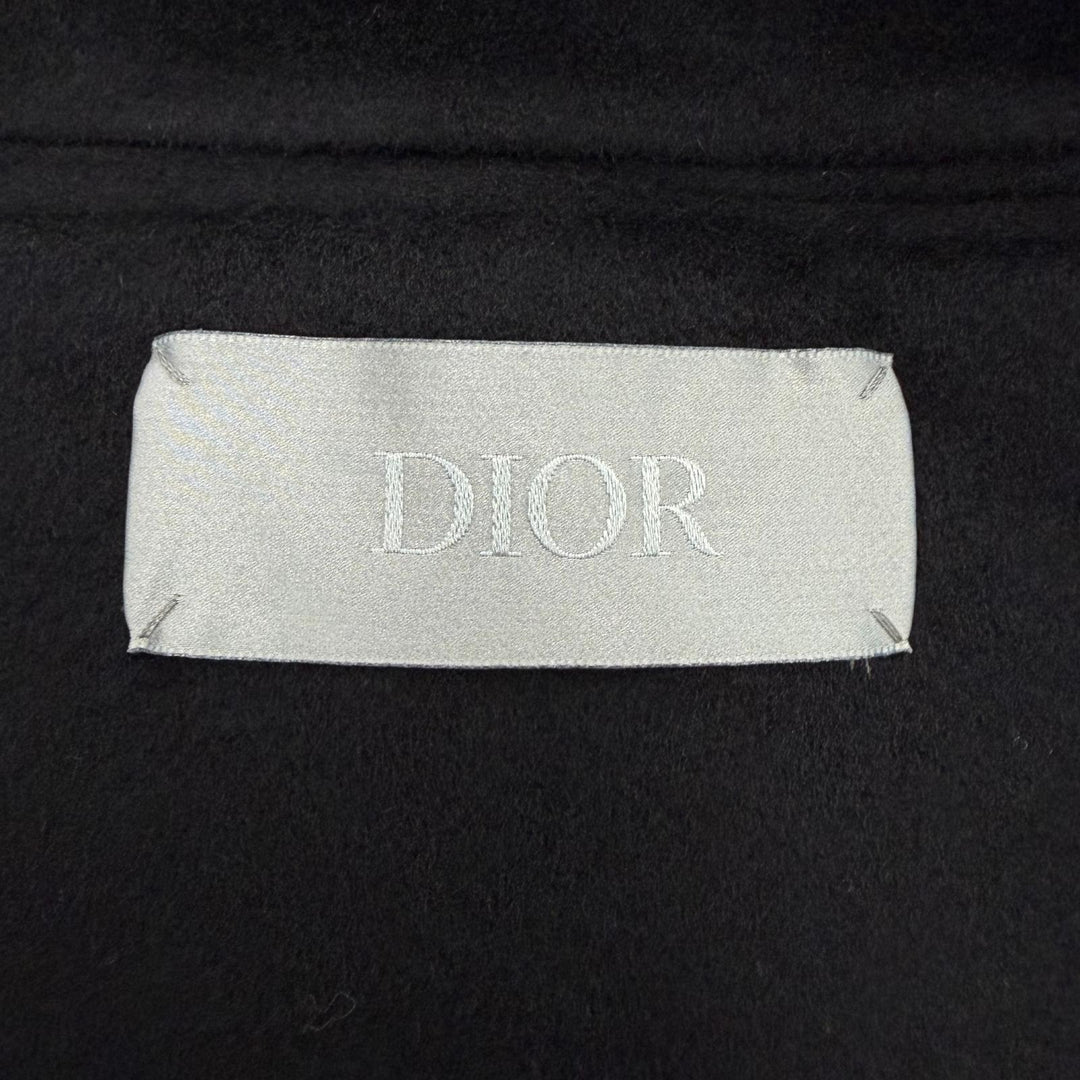 Excellent DIOR tailored jacket black cashmere mens 46 933C224A3225