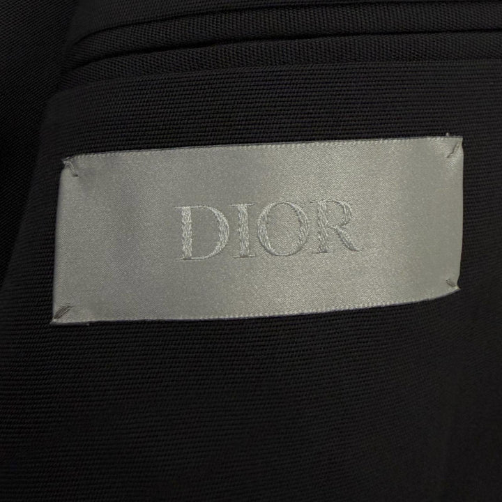 Excellent DIOR tailored jacket Saddle pocket black mens 44 933C220A4519