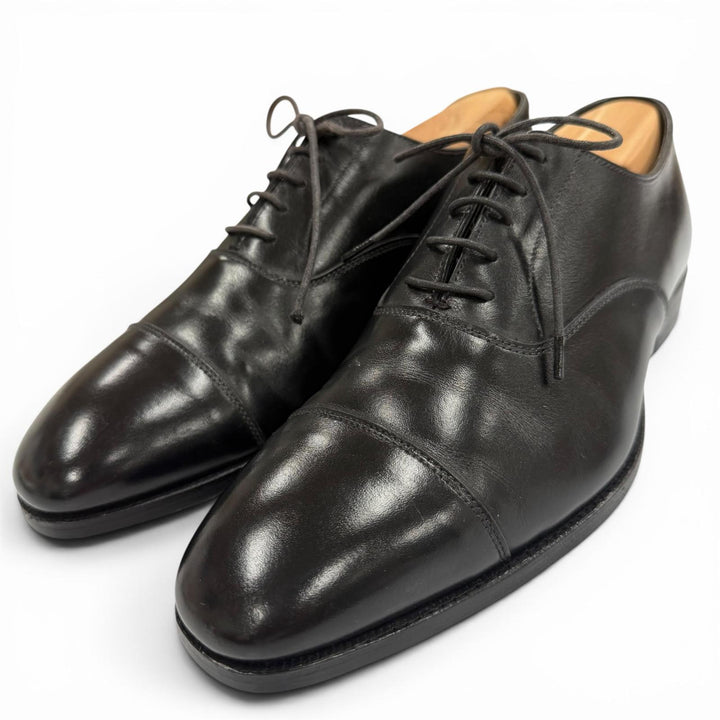 Discounted Great CROCKETT&JONES Leather shoes AUDLEY black leather mens 5
