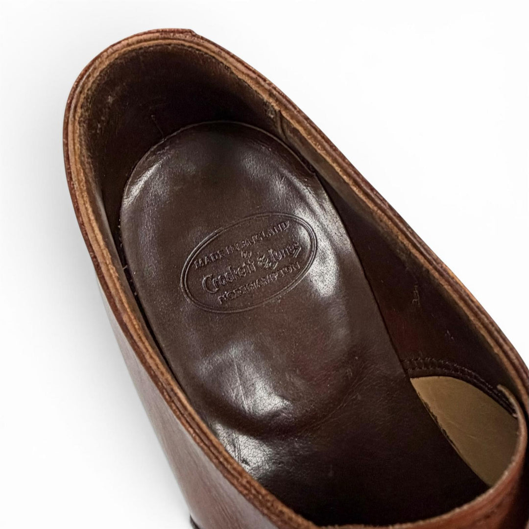 Discounted Great CROCKETT&JONES Leather shoes Belgrave Brown leather mens 6