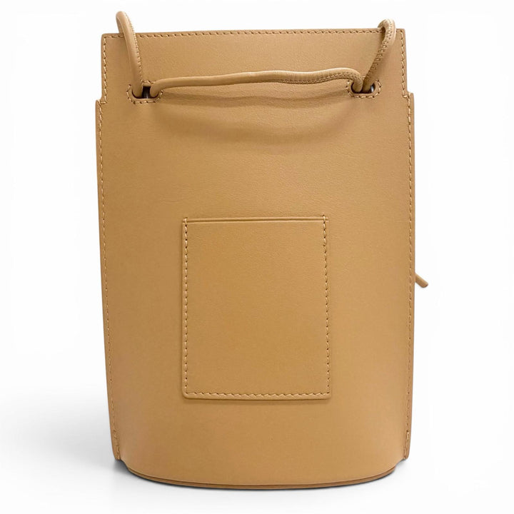 Pristine LOEWE Shoulder Bag Pebble Dice Pocket Anagram Metal warm CPBPR12X01