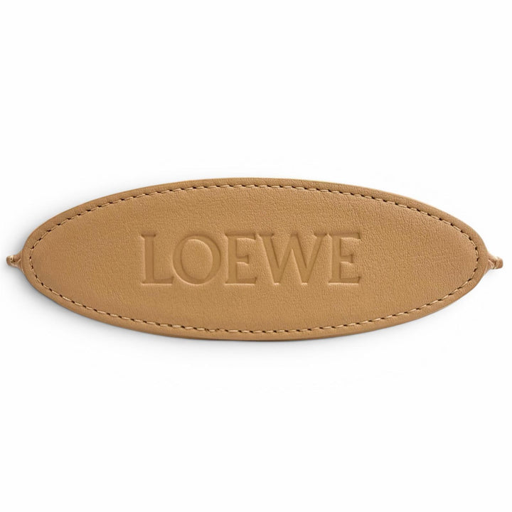 Pristine LOEWE Shoulder Bag Pebble Dice Pocket Anagram Metal warm CPBPR12X01