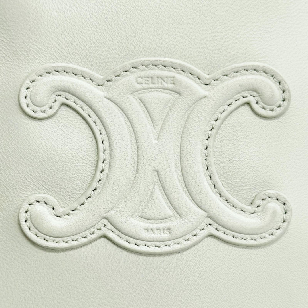 Very Good CELINE Cuir Triomphe Drawstring Mobile Pouch Phone Case 10L163ETK
