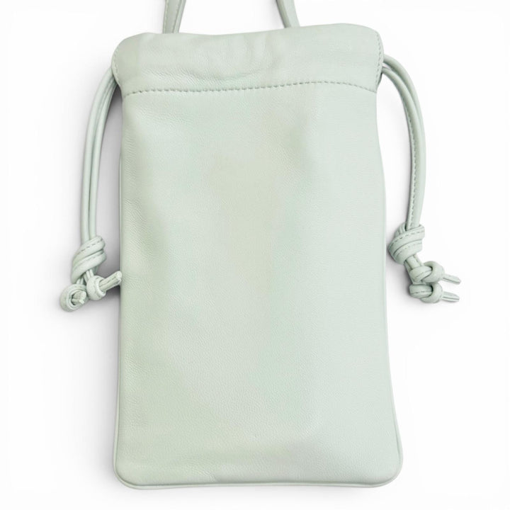 Very Good CELINE Cuir Triomphe Drawstring Mobile Pouch Phone Case 10L163ETK