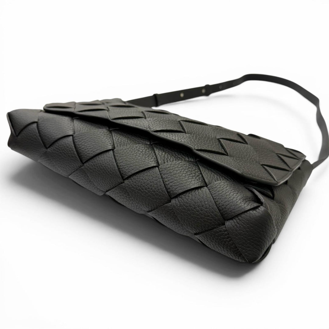 Excellent BOTTEGAVENETA Shoulder Bag Large Diago INTRECCIATO