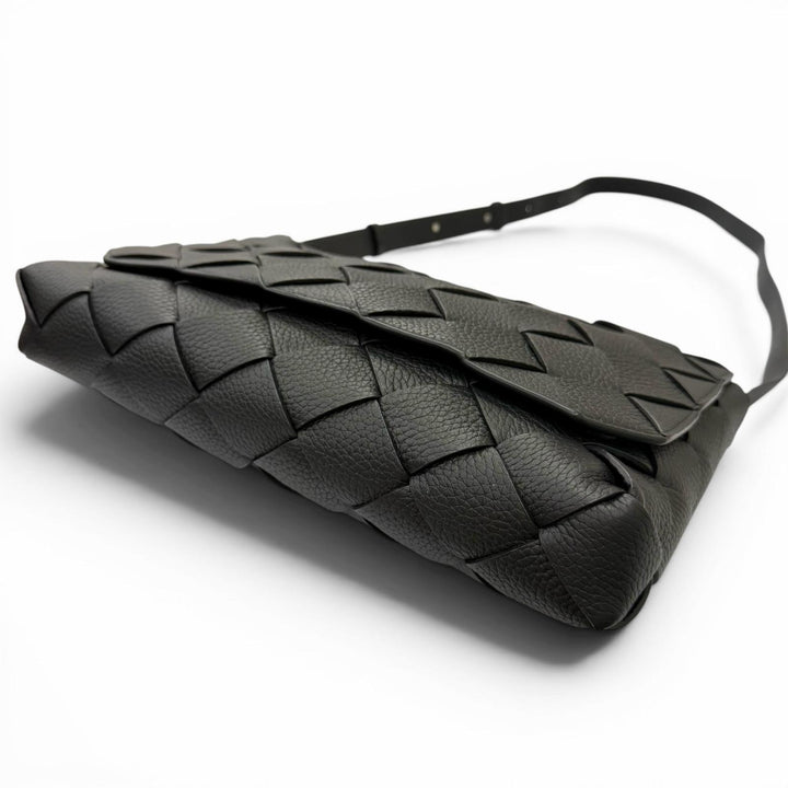 Excellent BOTTEGAVENETA Shoulder Bag Large Diago INTRECCIATO