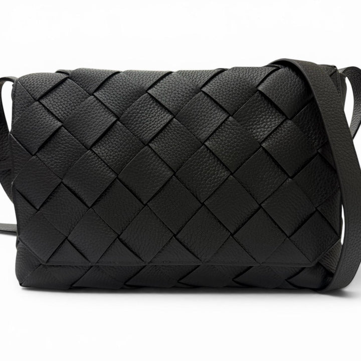 Excellent BOTTEGAVENETA Shoulder Bag Large Diago INTRECCIATO