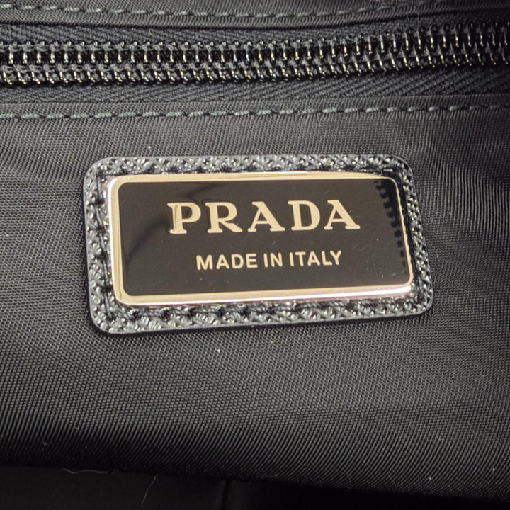 Excellent PRADA Shoulder Bag black Nylon mens 2VH191