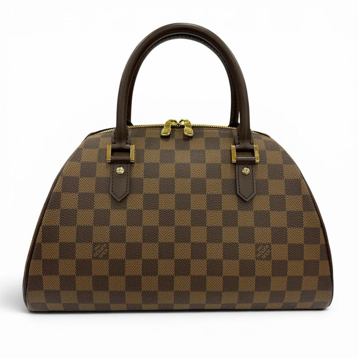 Pristine LOUIS VUITTON Handbag Rivera MM Brown Damier canvas mens N41434