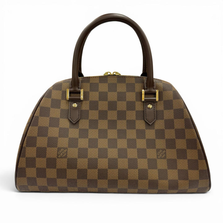 Pristine LOUIS VUITTON Handbag Rivera MM Brown Damier canvas mens N41434
