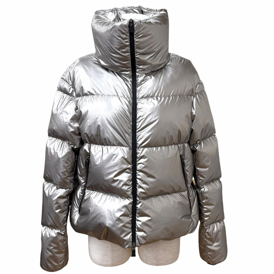 Excellent Herno Down jacket Laminar Logo zip stand collar Nylon 40 PI086DL