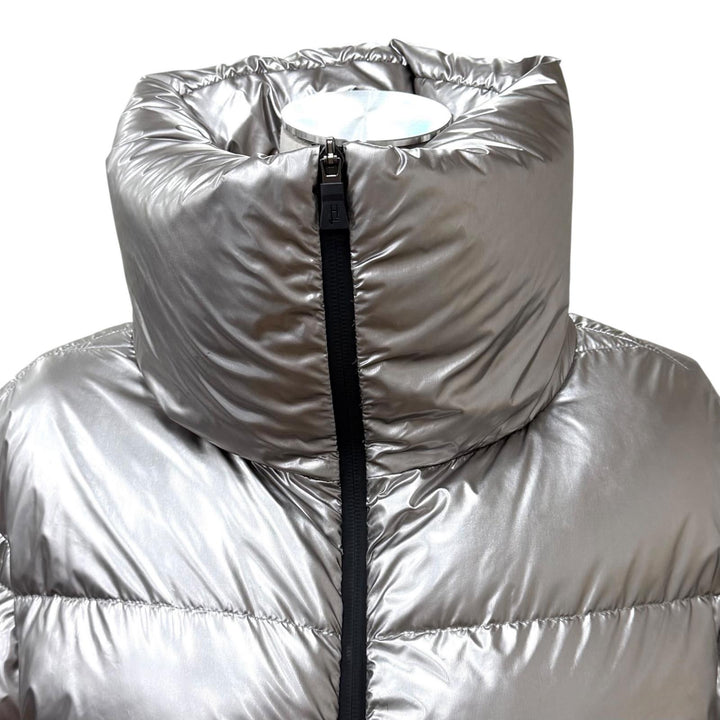 Excellent Herno Down jacket Laminar Logo zip stand collar Nylon 40 PI086DL