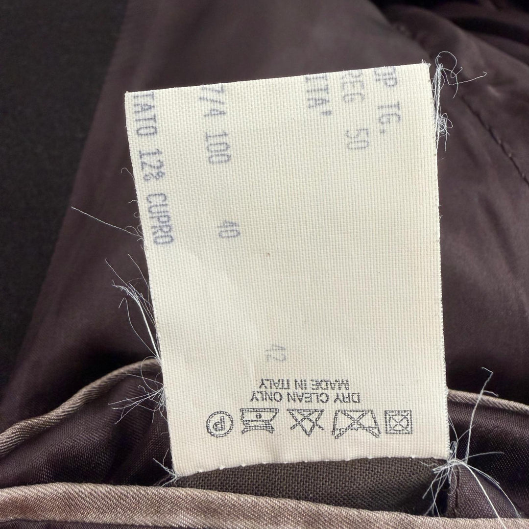 Great ETRO Chester coat single Dark brown cashmere mens 50
