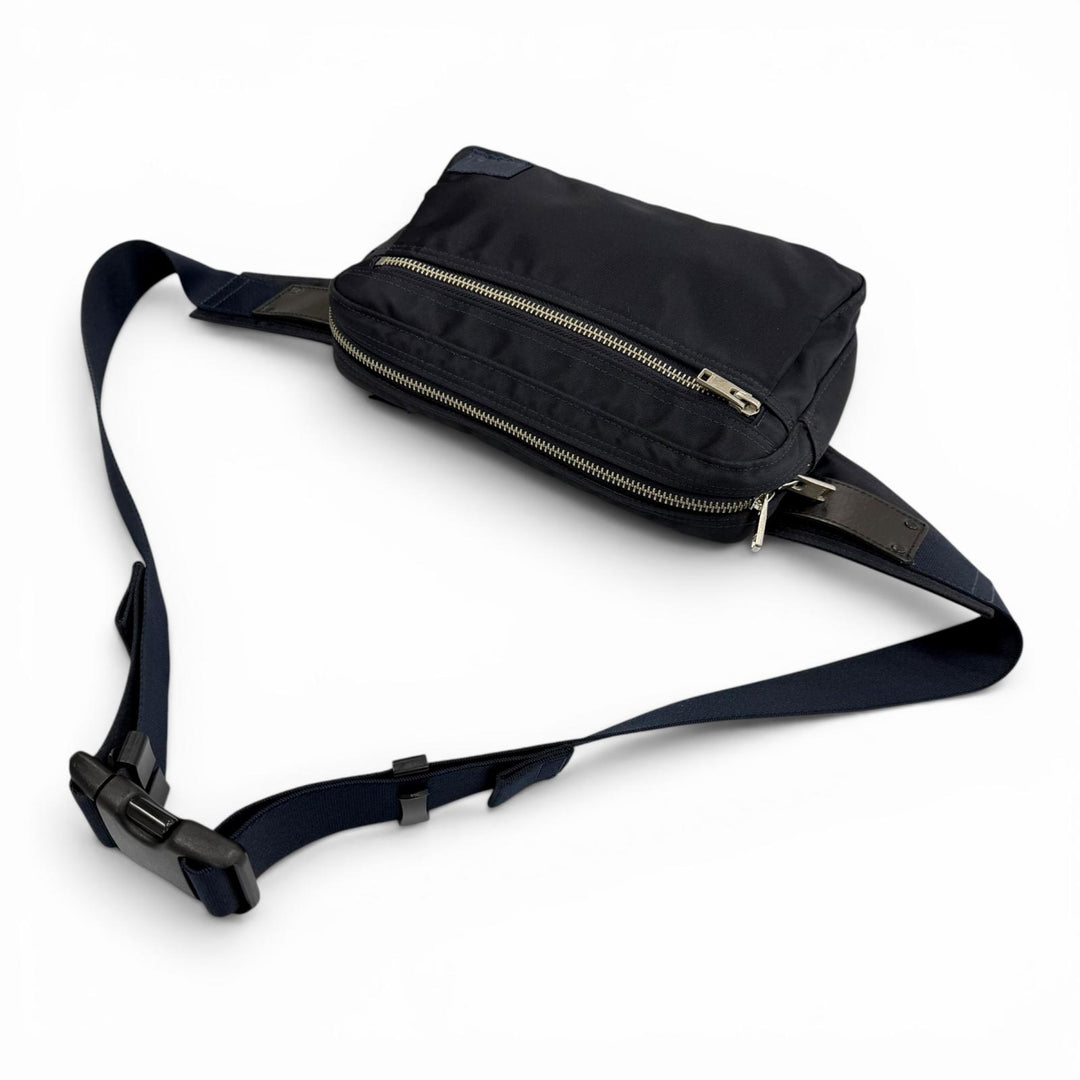 Excellent PORTER Waist bag LIFT WAIST BAG Sling bag Dark navy Nylon twill mens