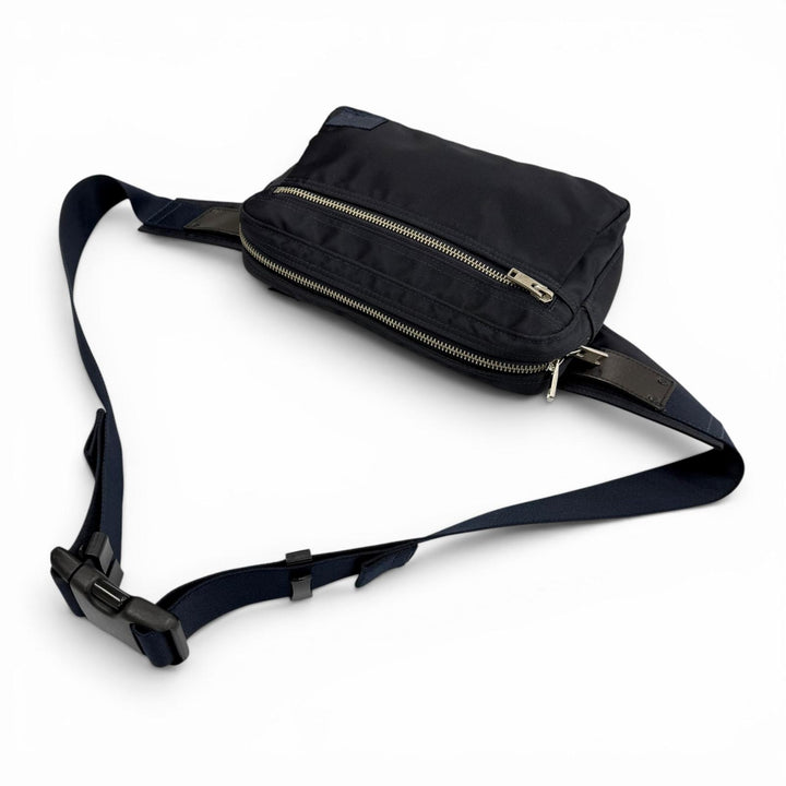 Excellent PORTER Waist bag LIFT WAIST BAG Sling bag Dark navy Nylon twill mens