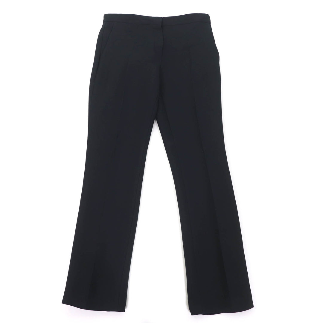 Excellent Christian Dior Pants Center press black wool Women 40 8E21405A1166
