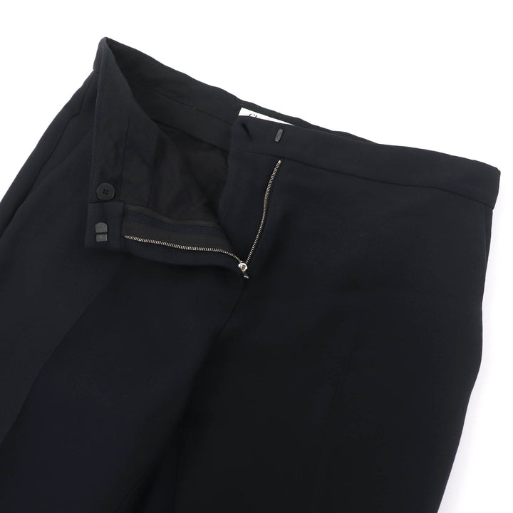 Excellent Christian Dior Pants Center press black wool Women 40 8E21405A1166