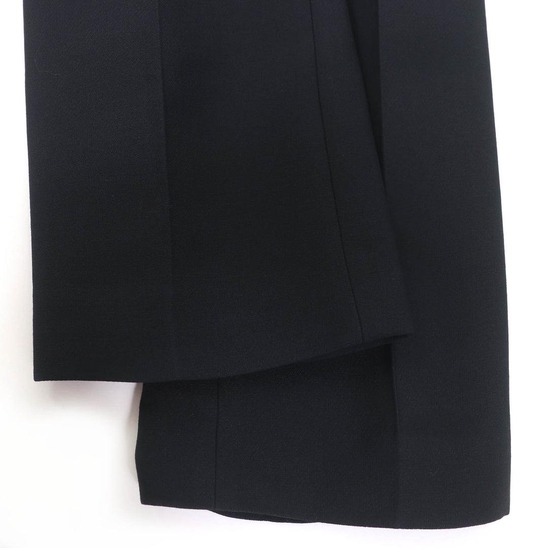 Excellent Christian Dior Pants Center press black wool Women 40 8E21405A1166