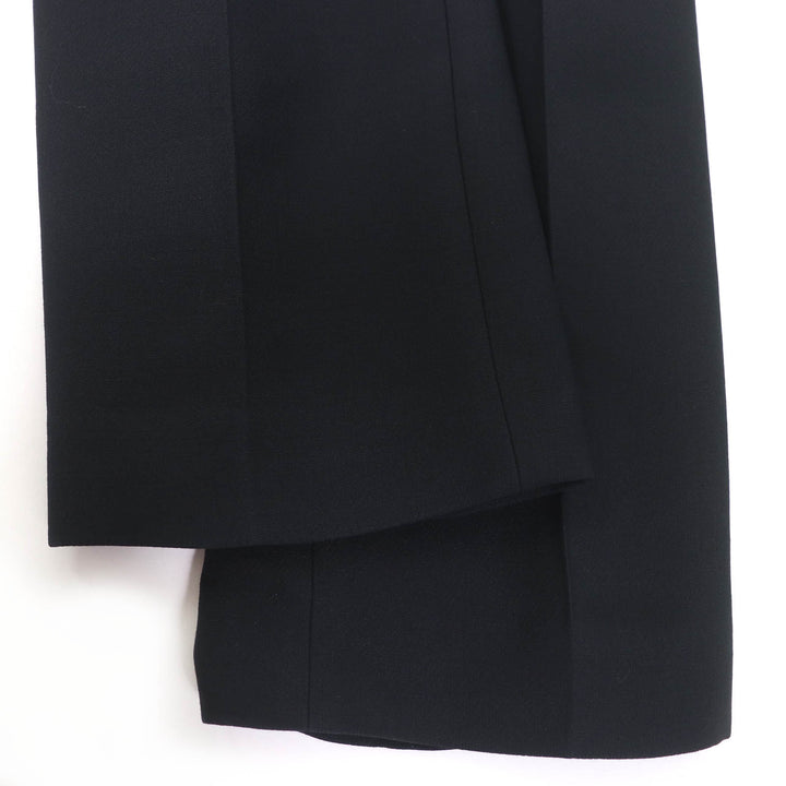 Excellent Christian Dior Pants Center press black wool Women 40 8E21405A1166