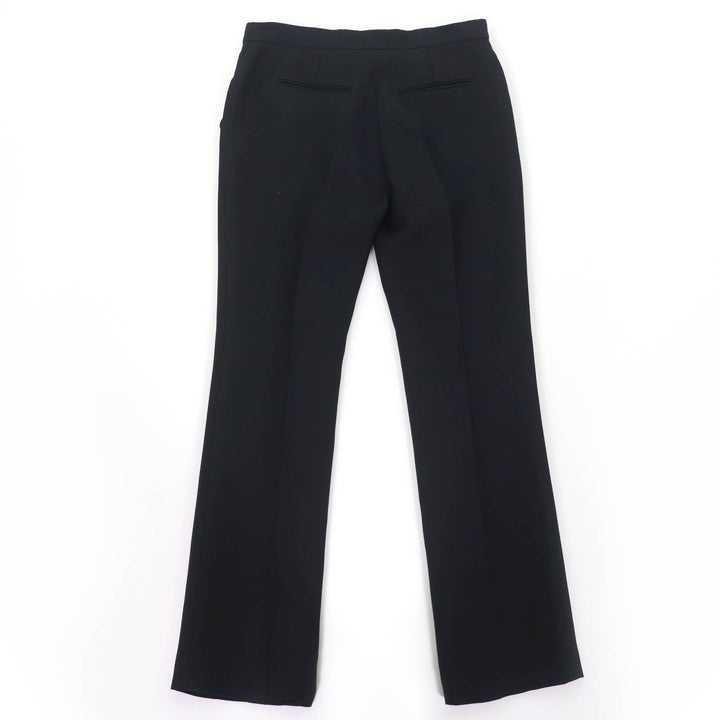 Excellent Christian Dior Pants Center press black wool Women 40 8E21405A1166