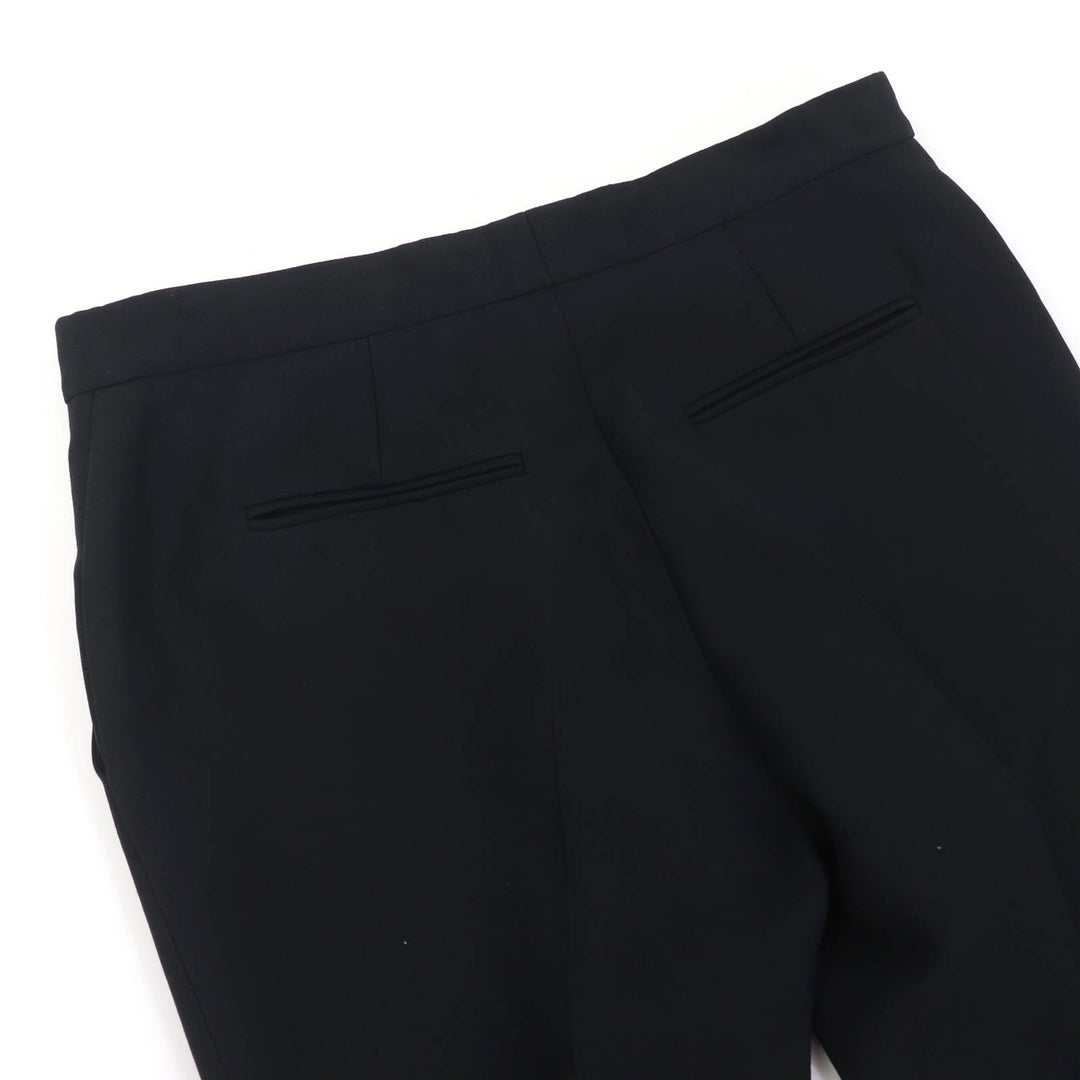 Excellent Christian Dior Pants Center press black wool Women 40 8E21405A1166